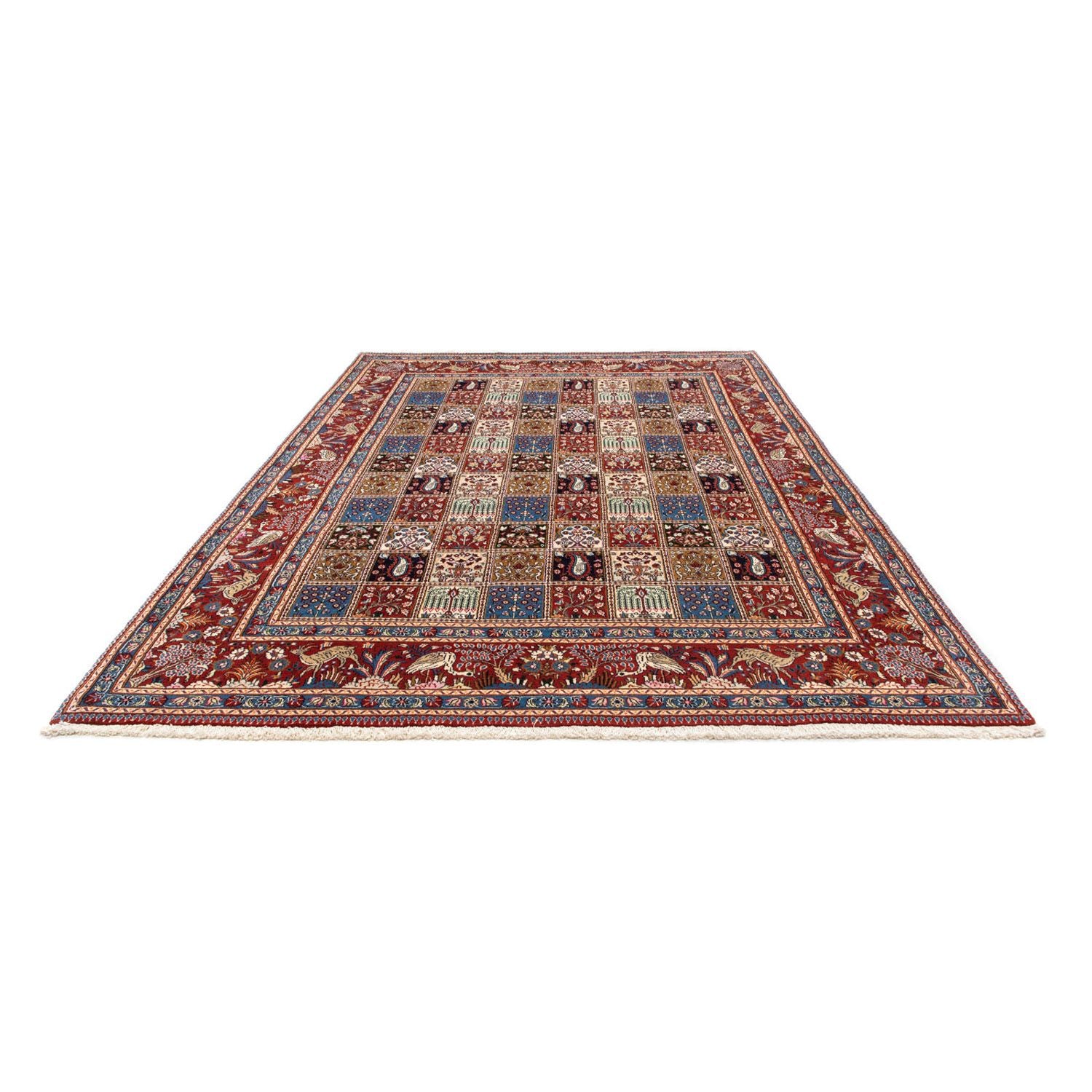 Tapis persan - Classique - 292 x 204 cm - rouge foncé