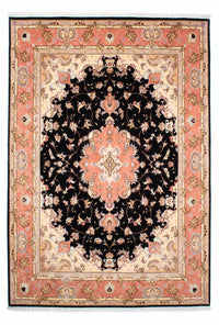 Tapis persan - Tabriz - Royal - 238 x 170 cm - bleu foncé