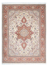 Tapis persan - Tabriz - Royal - 205 x 150 cm - beige