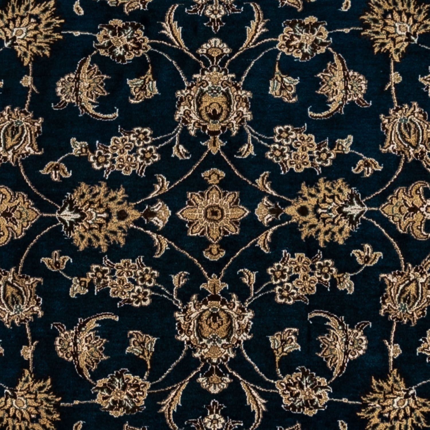 Tapis persan - Nain - Royal - 339 x 250 cm - bleu foncé