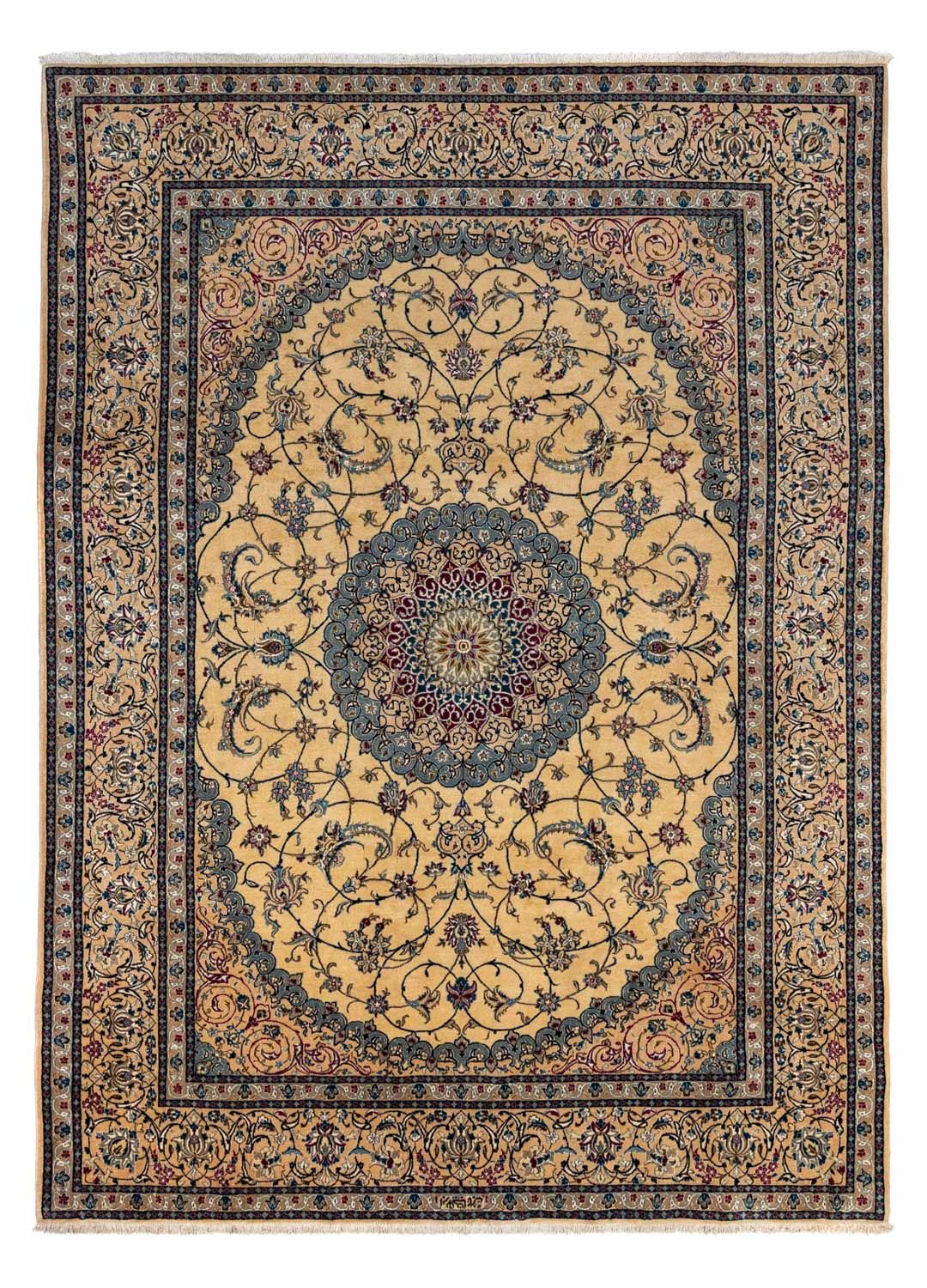 Tapis persan - Nain - Royal - 348 x 250 cm - beige