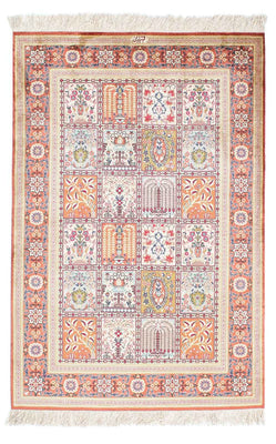 Tapis persan - Ghom - 150 x 100 cm - multicolore