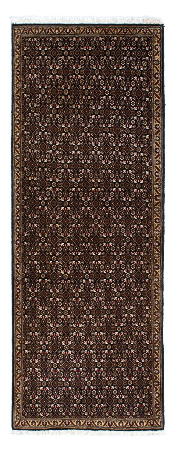 Tapis de couloir Tapis persan - Tabriz - 204 x 74 cm - bleu foncé