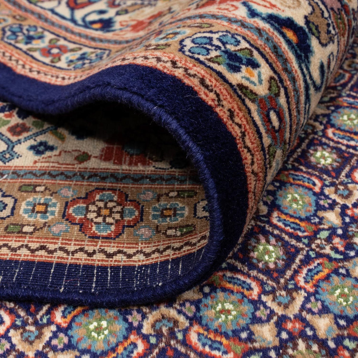 Tapis persan - Classique - 354 x 250 cm - bleu foncé