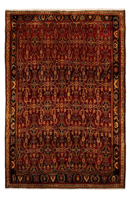Tapis persan - Nomadic - 308 x 212 cm - rouge foncé