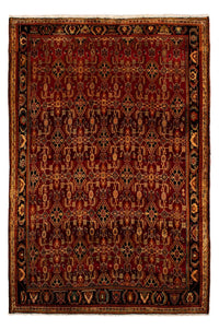 Tapis persan - Nomadic - 308 x 212 cm - rouge foncé