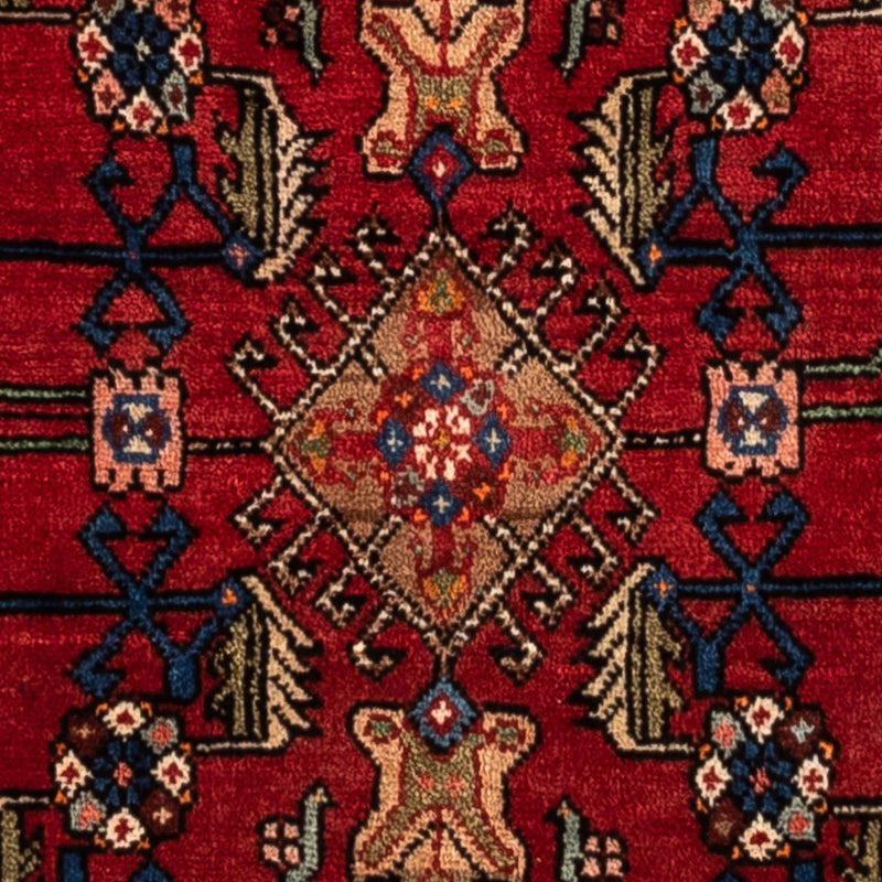 Tapis persan - Nomadic - 155 x 103 cm - rouge foncé