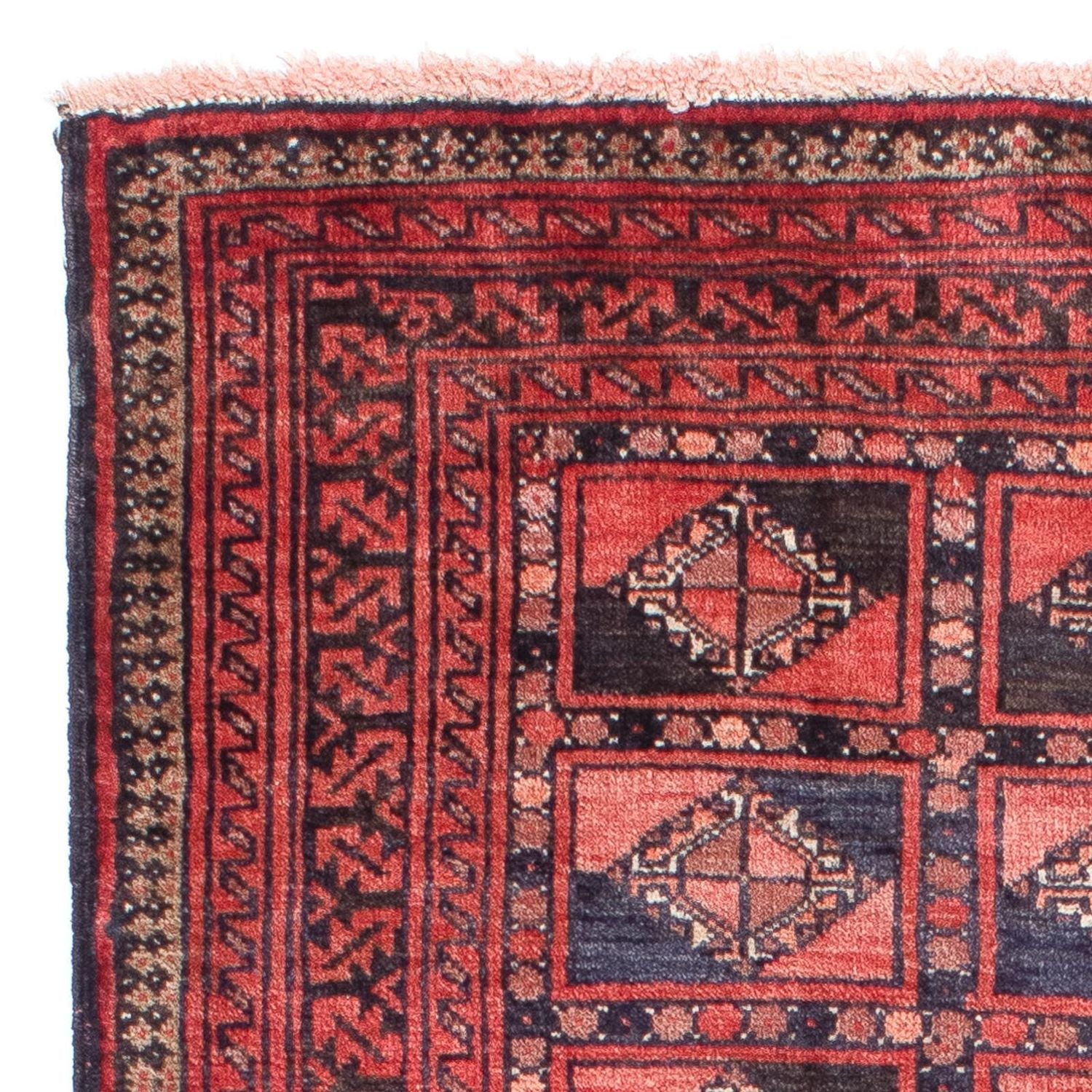 Tapis Belutsch - 151 x 91 cm - rouge clair