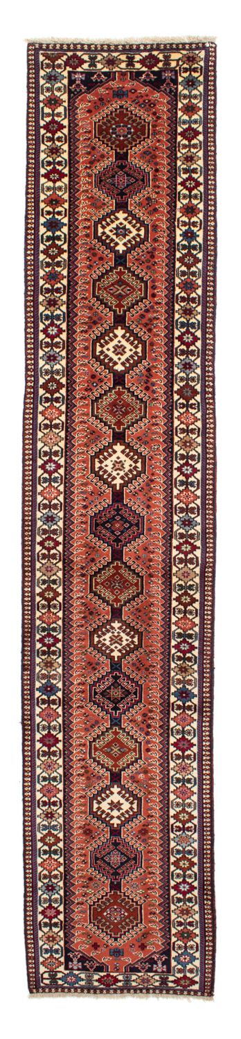 Tapis de couloir Tapis persan - Nomadic - 380 x 75 cm - rouge clair