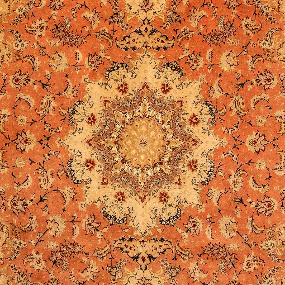 Tapis persan - Tabriz - Royal - 353 x 246 cm - rouille