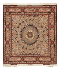 Tapis persan - Tabriz - Royal carré  - 206 x 204 cm - multicolore