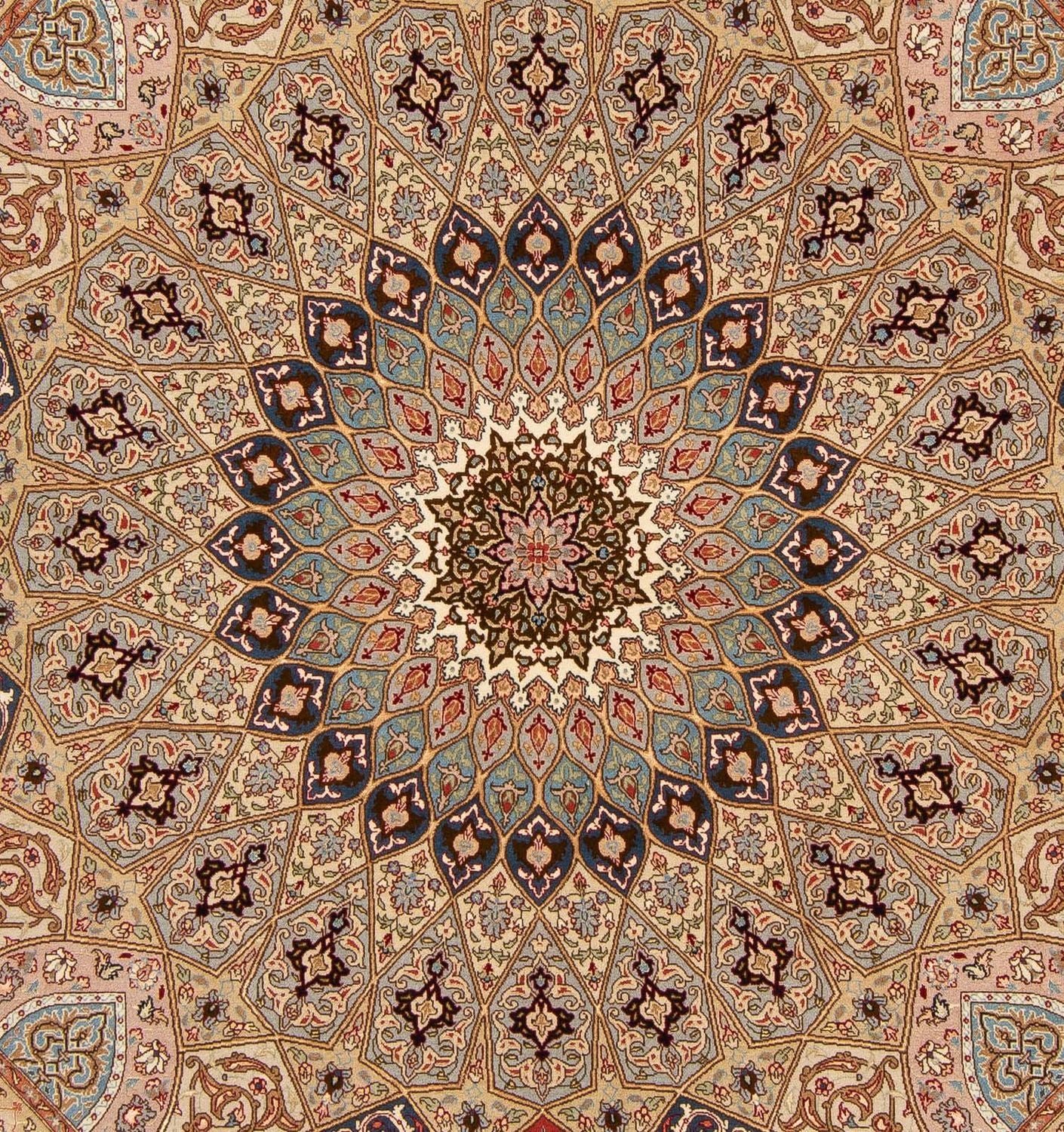 Tapis persan - Tabriz - Royal carré  - 206 x 204 cm - multicolore