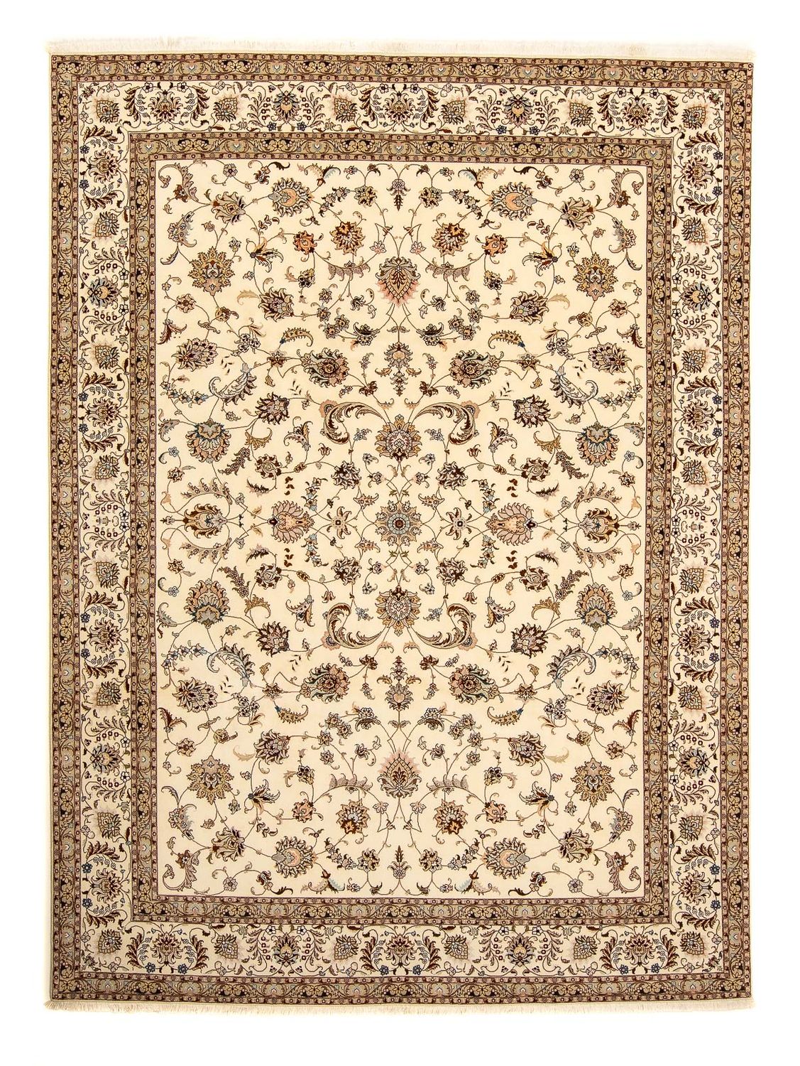 Tapis persan - Tabriz - Royal - 357 x 247 cm - beige