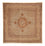 Tapis persan - Tabriz carré  - 251 x 251 cm - marron clair