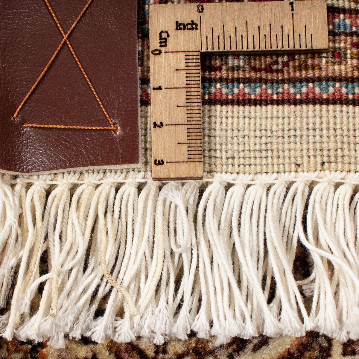 Tapis persan - Tabriz carré  - 251 x 251 cm - marron clair