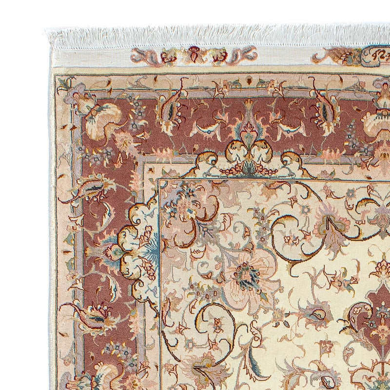 Tapis persan - Tabriz - Royal - 213 x 149 cm - beige