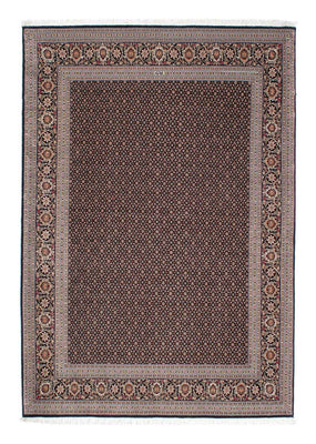 Tapis persan - Tabriz - 215 x 151 cm - bleu foncé