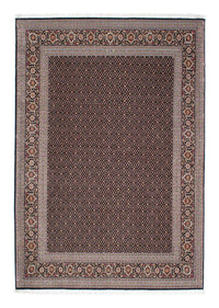 Tapis persan - Tabriz - 215 x 151 cm - bleu foncé