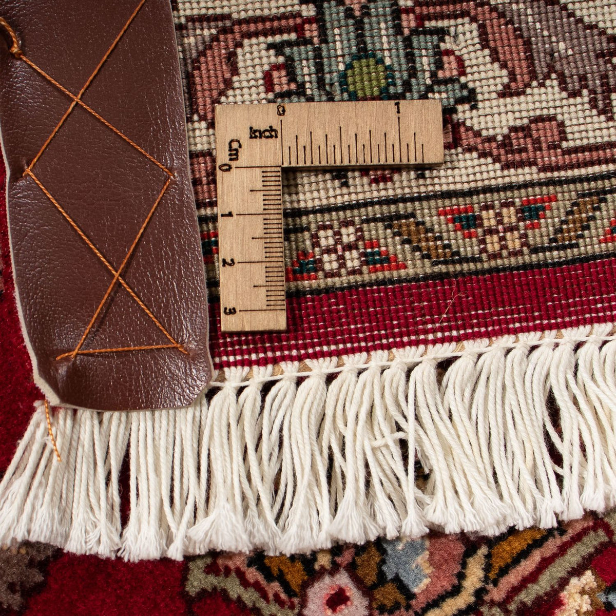 Tapis persan - Tabriz - Royal carré  - 254 x 254 cm - rouge