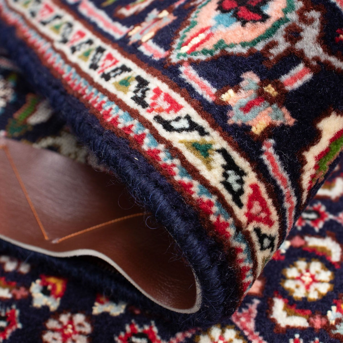 Tapis persan - Tabriz - Royal - 90 x 63 cm - bleu foncé