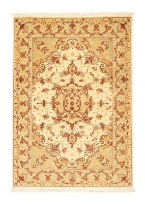 Tapis persan - Tabriz - Royal - 146 x 103 cm - beige