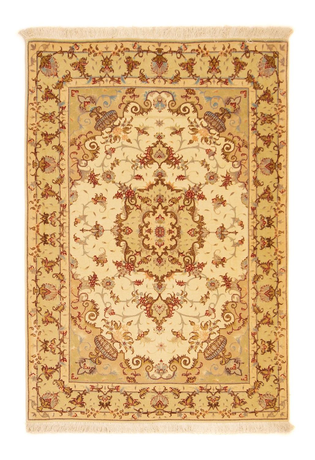 Tapis persan - Tabriz - Royal - 148 x 103 cm - beige