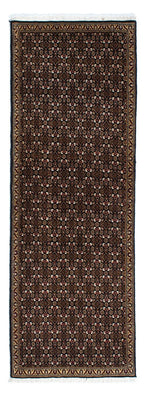 Tapis de couloir Tapis persan - Tabriz - 206 x 70 cm - bleu foncé