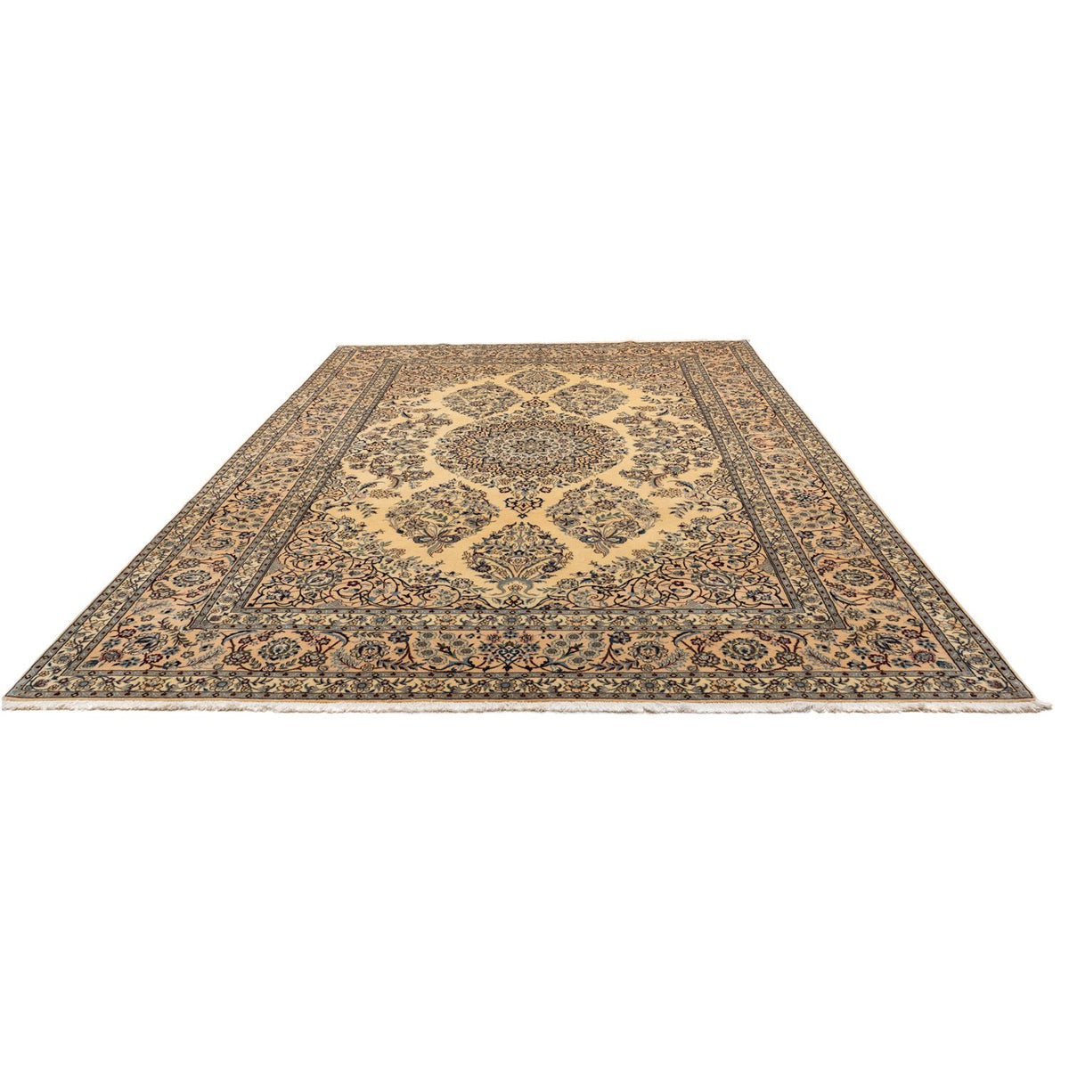 Tapis persan - Nain - Royal - 348 x 250 cm - beige
