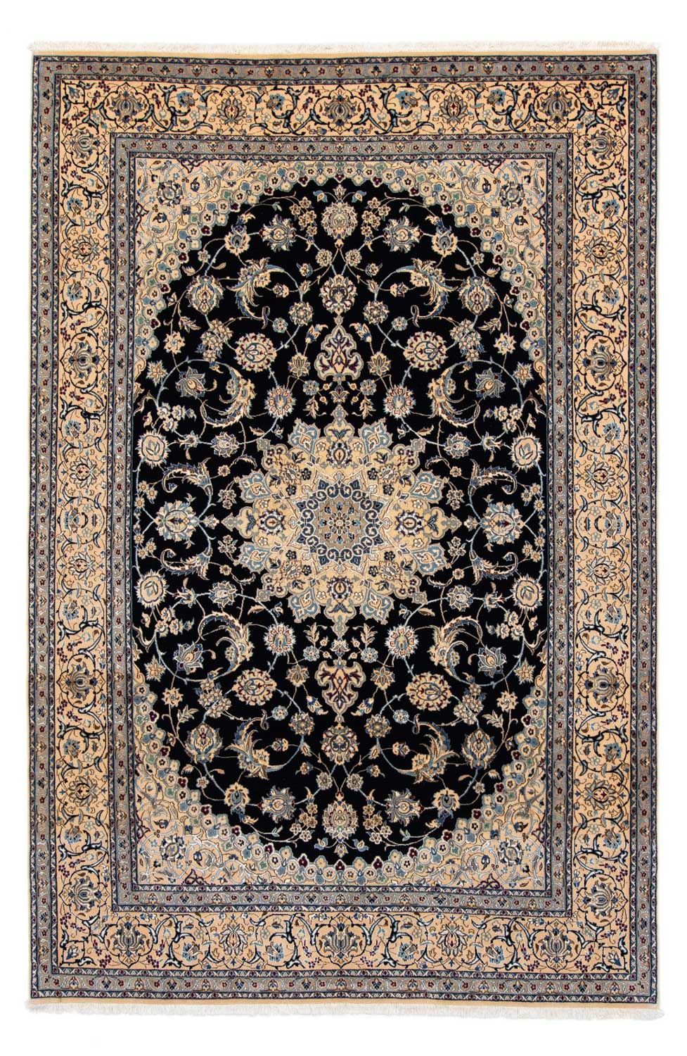 Tapis persan - Nain - Royal - 300 x 205 cm - noir
