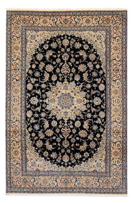 Tapis persan - Nain - Royal - 300 x 205 cm - noir