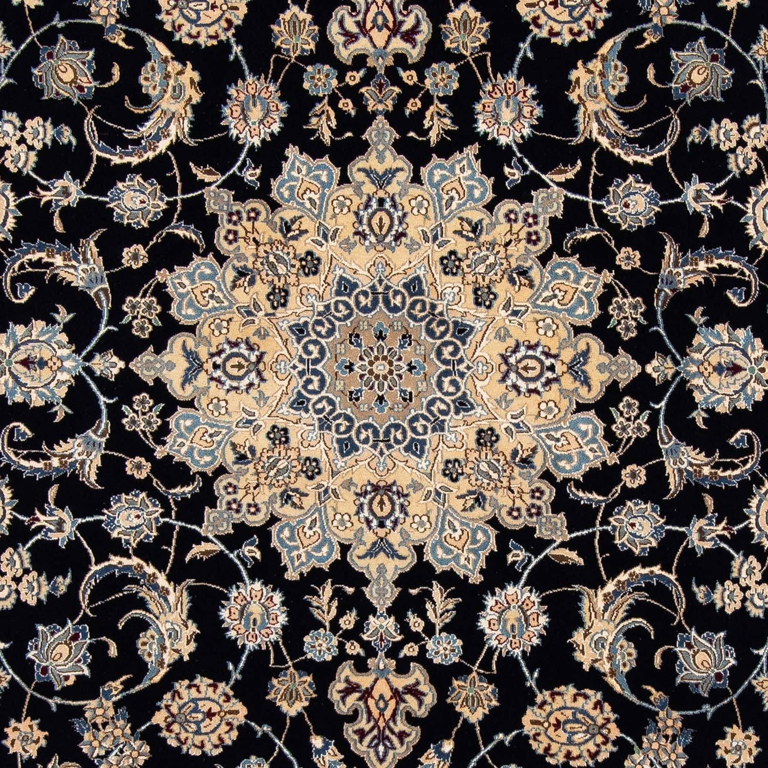 Tapis persan - Nain - Royal - 300 x 205 cm - noir