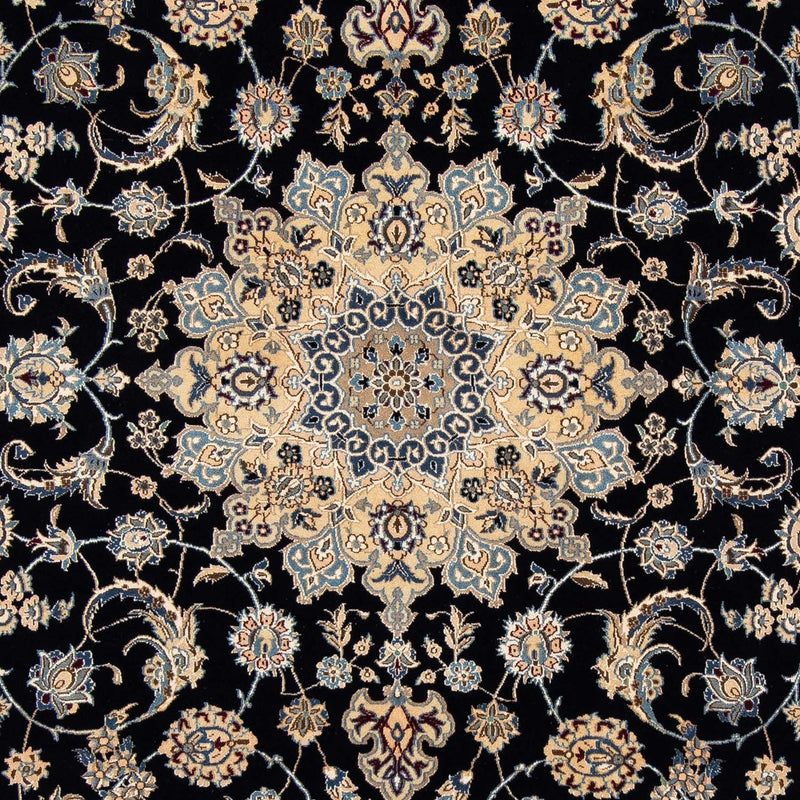 Tapis persan - Nain - Royal - 300 x 205 cm - noir