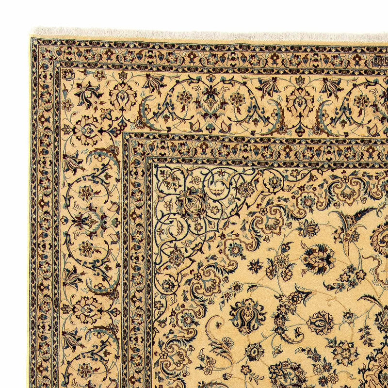 Tapis persan - Nain - Royal - 408 x 302 cm - beige