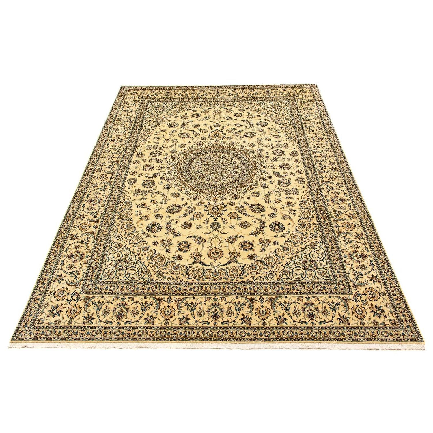 Tapis persan - Nain - Royal - 408 x 302 cm - beige