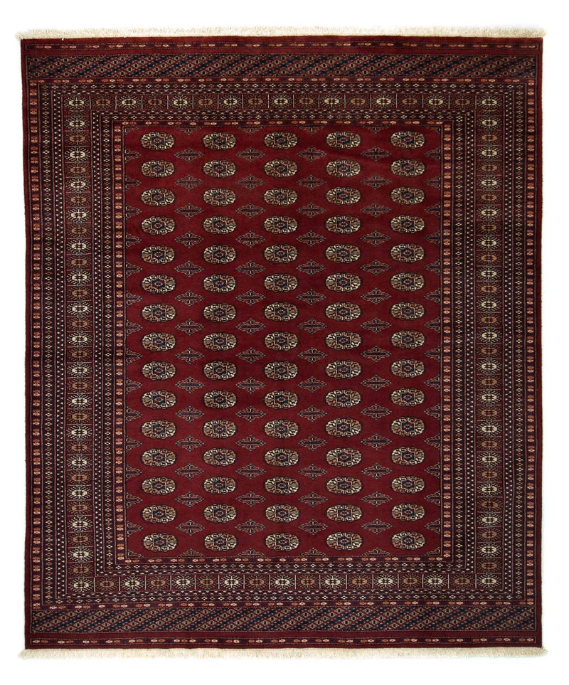 Tapis afghan - Boukhara - 244 x 205 cm - rouge