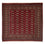 Tapis afghan - Boukhara carré  - 205 x 193 cm - rouge