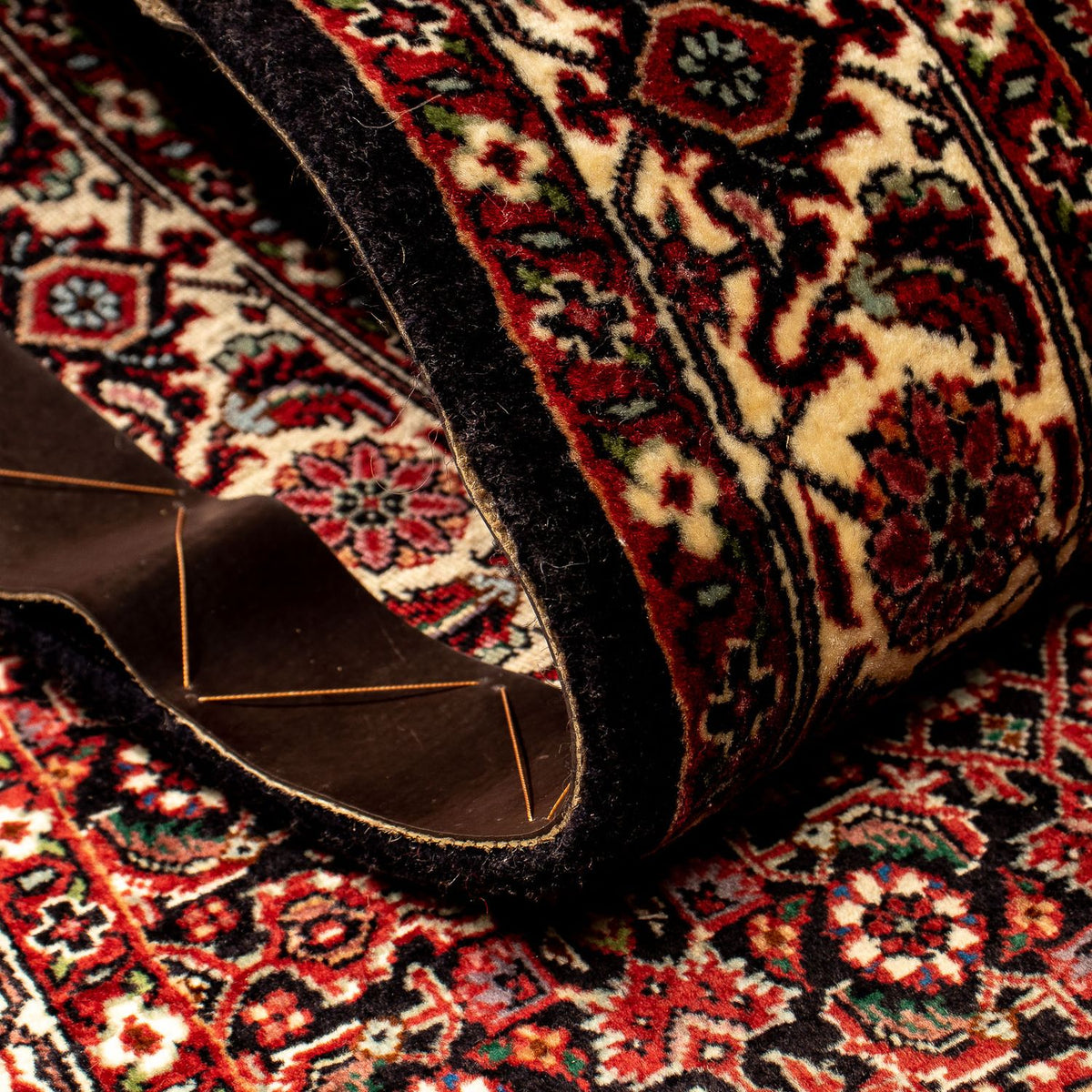 Tapis de couloir Tapis persan - Bidjar - 292 x 80 cm - multicolore