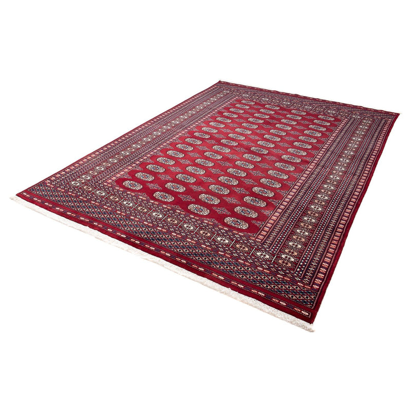 Tapis afghan - Boukhara - 240 x 170 cm - rouge foncé