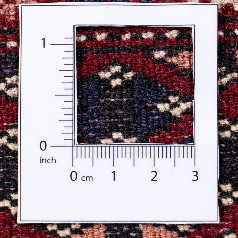 Tapis afghan - Boukhara - 240 x 170 cm - rouge foncé