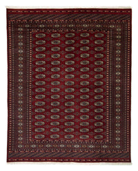 Tapis afghan - Boukhara - 244 x 198 cm - rouge