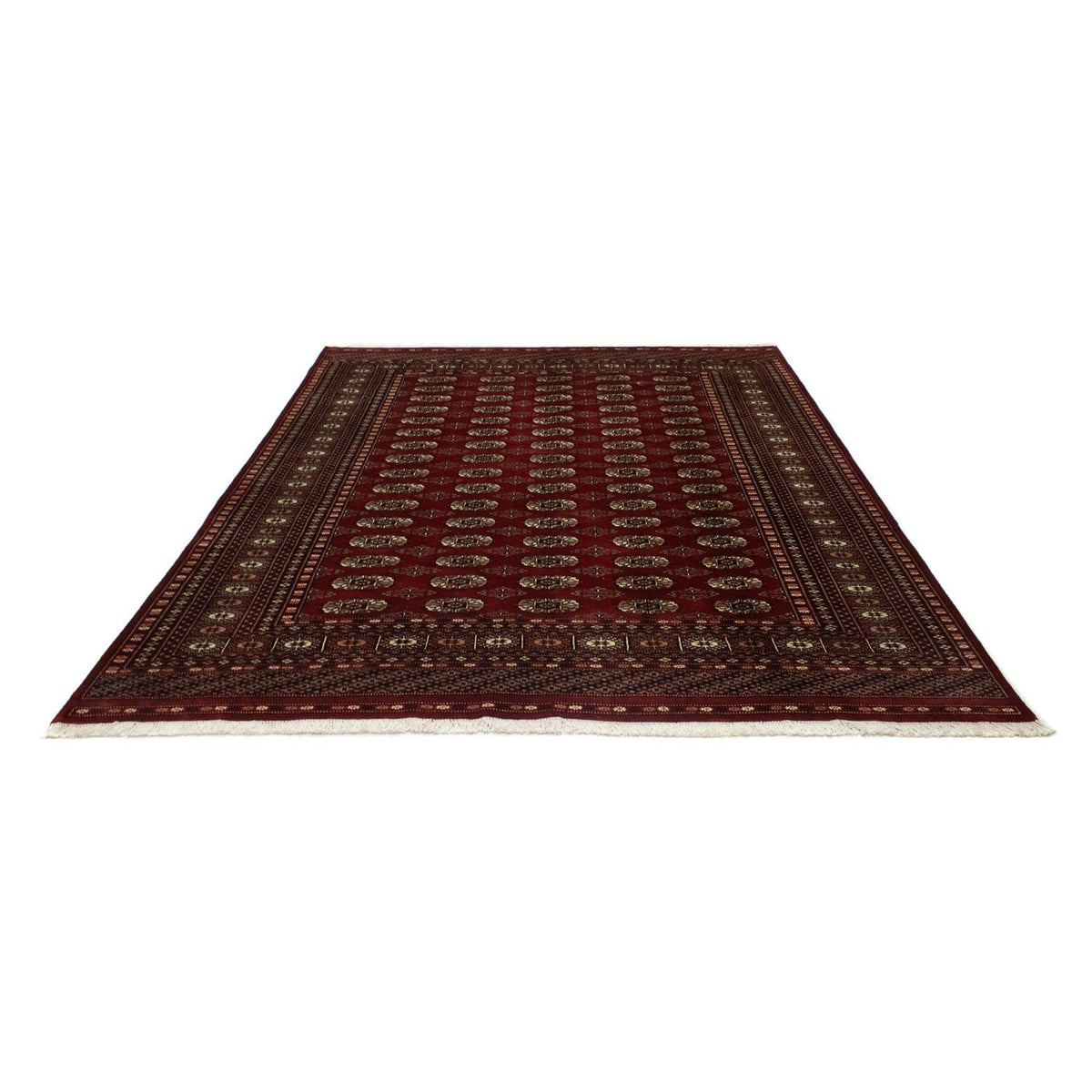Tapis afghan - Boukhara - 244 x 198 cm - rouge