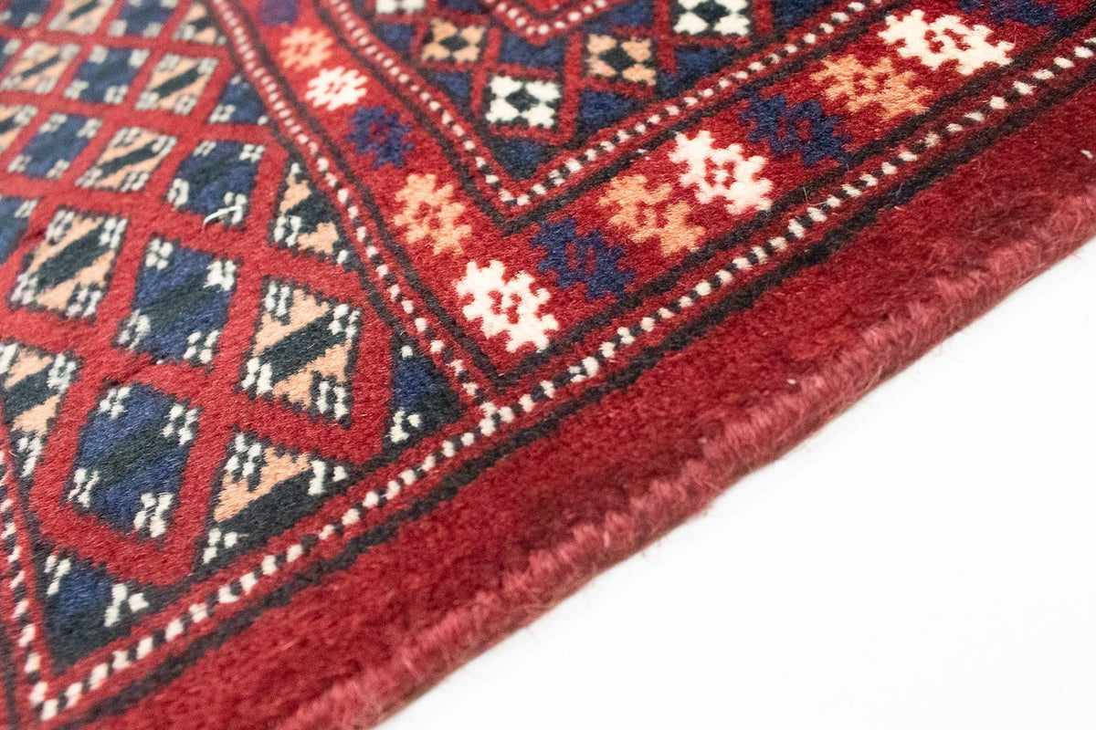 Tapis afghan - Boukhara - 177 x 125 cm - rouge