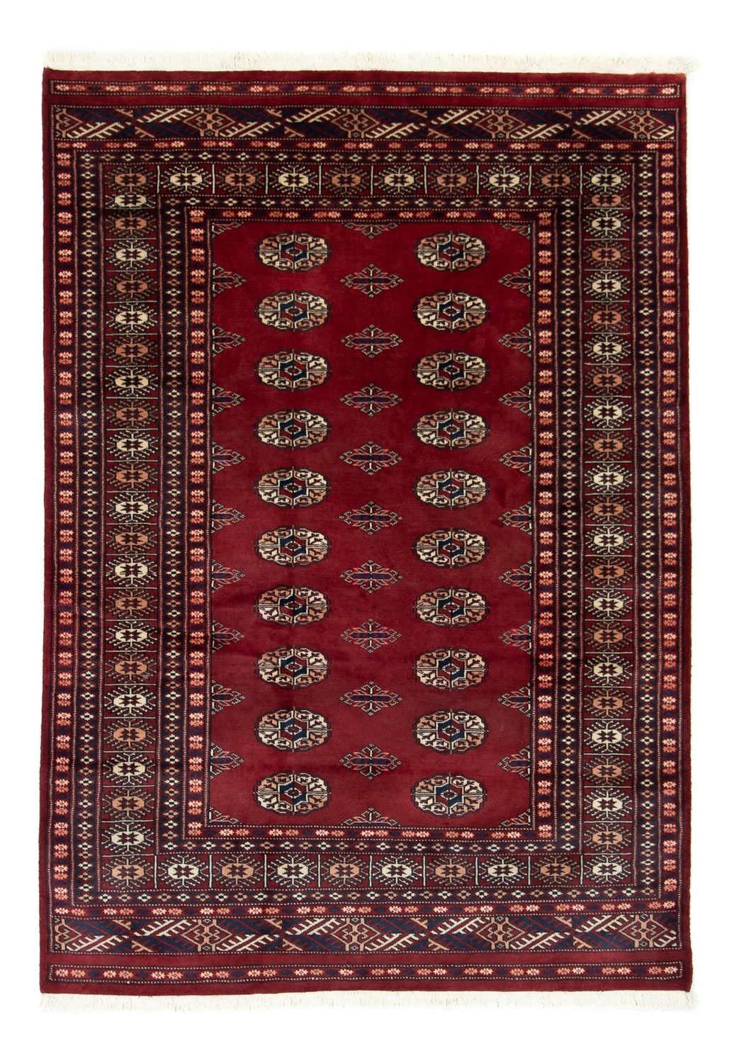 Tapis afghan - Boukhara - 182 x 123 cm - rouge