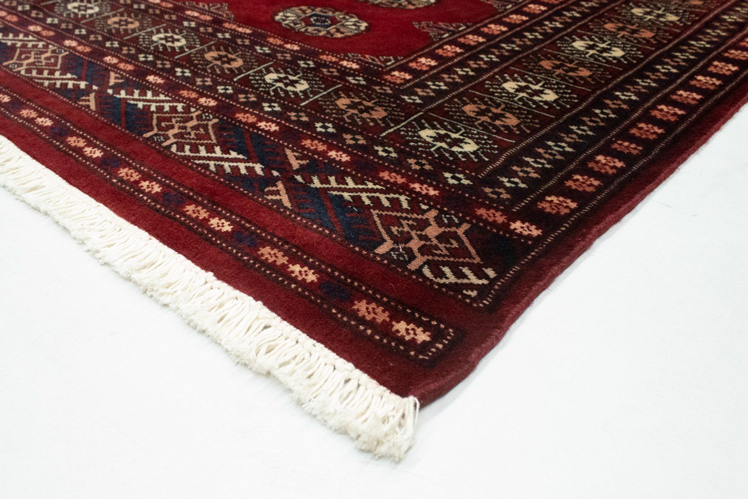 Tapis afghan - Boukhara - 182 x 123 cm - rouge