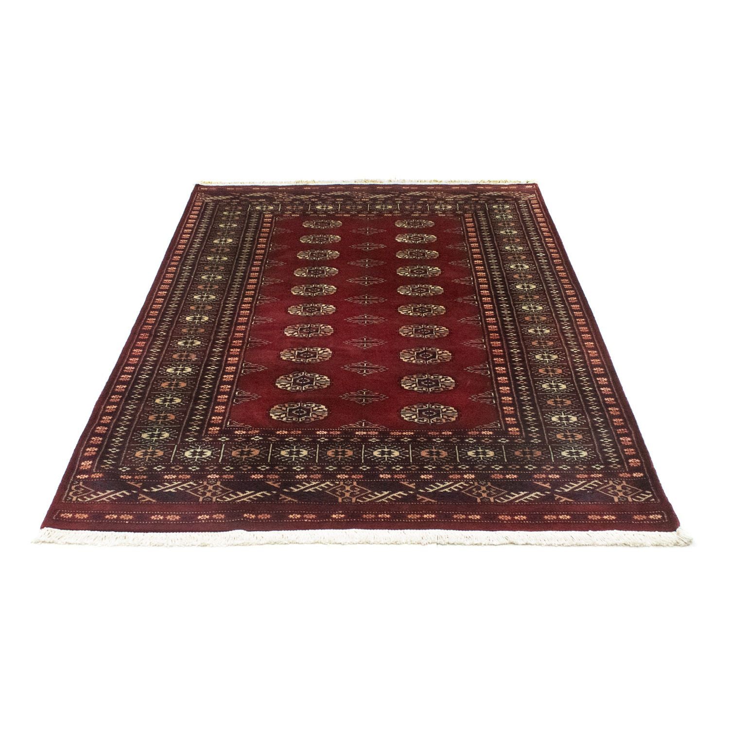 Tapis afghan - Boukhara - 182 x 123 cm - rouge