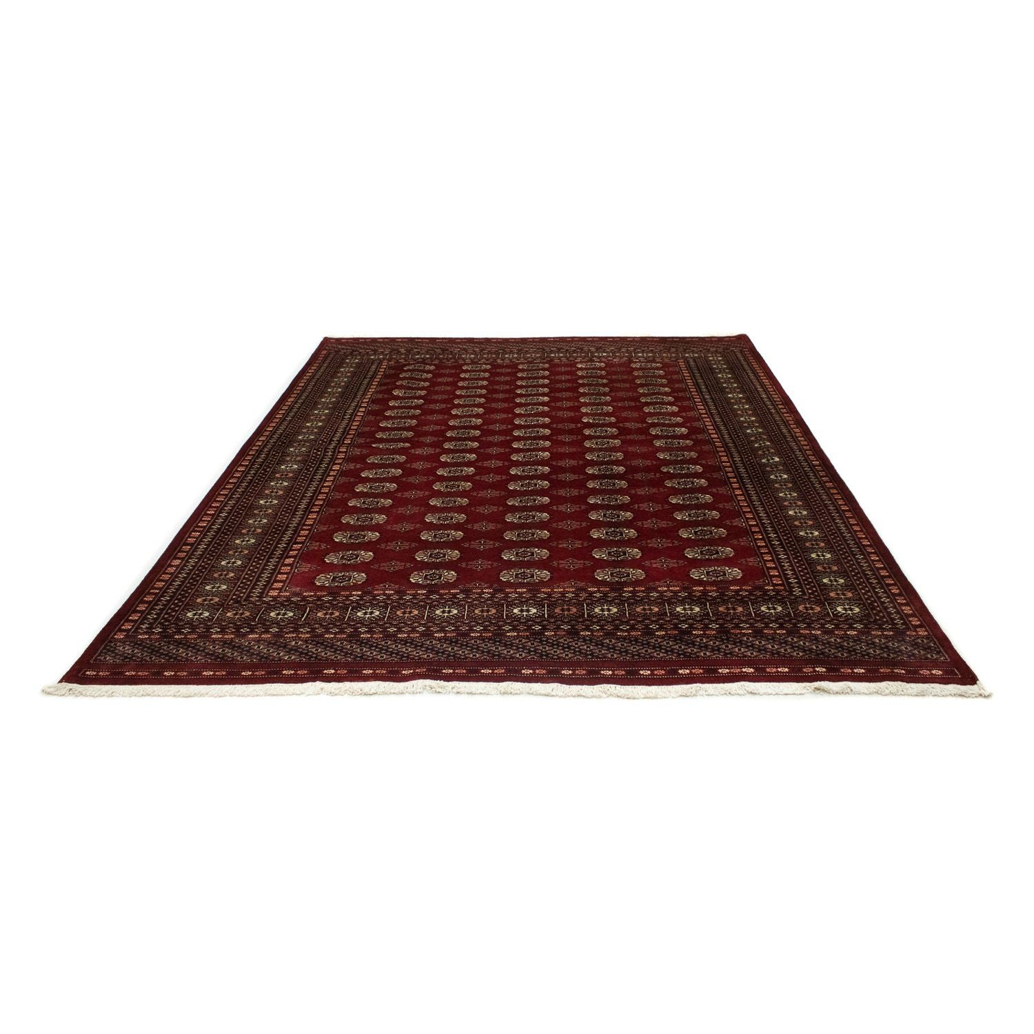 Tapis afghan - Boukhara - 247 x 201 cm - rouge