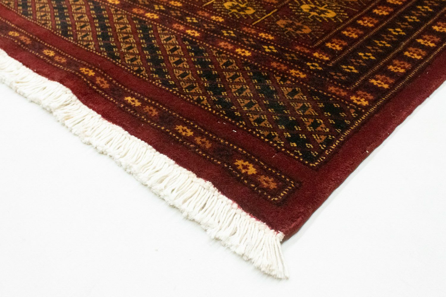 Tapis afghan - Boukhara - 248 x 197 cm - rouge