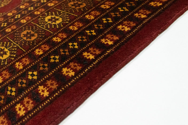 Tapis afghan - Boukhara - 248 x 197 cm - rouge