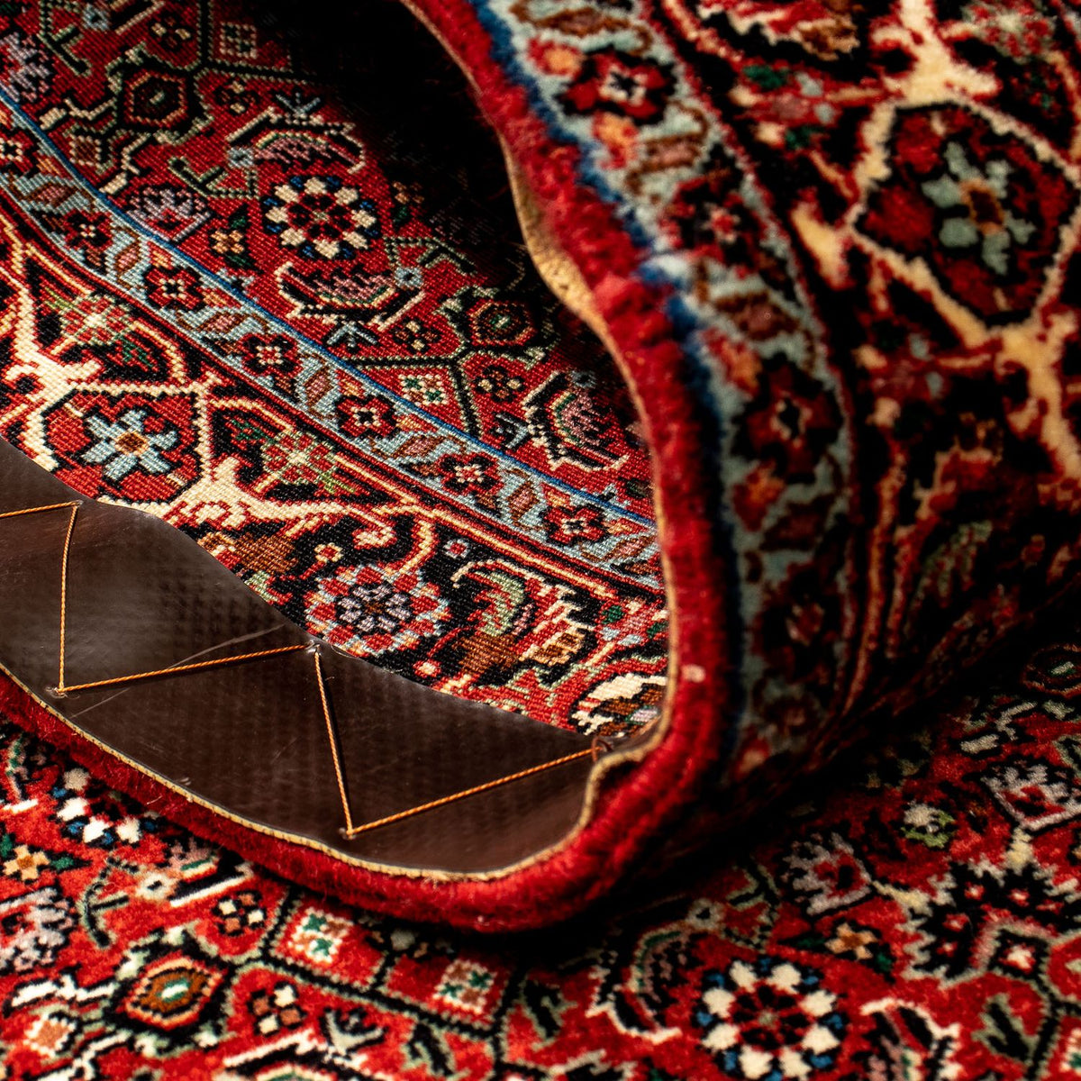 Tapis de couloir Tapis persan - Bidjar - 298 x 83 cm - multicolore