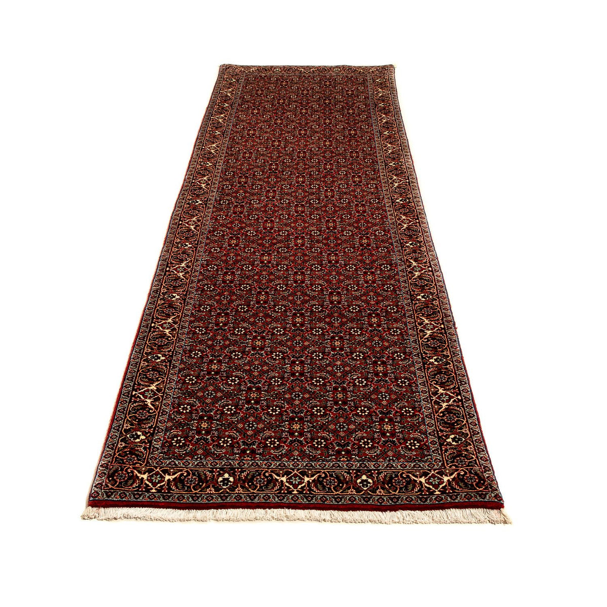 Tapis de couloir Tapis persan - Bidjar - 298 x 83 cm - multicolore